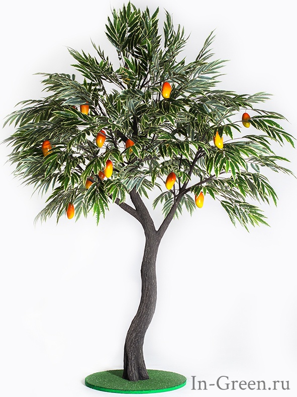 Манго искусственное дерево с плодами, от 270 до 290 см