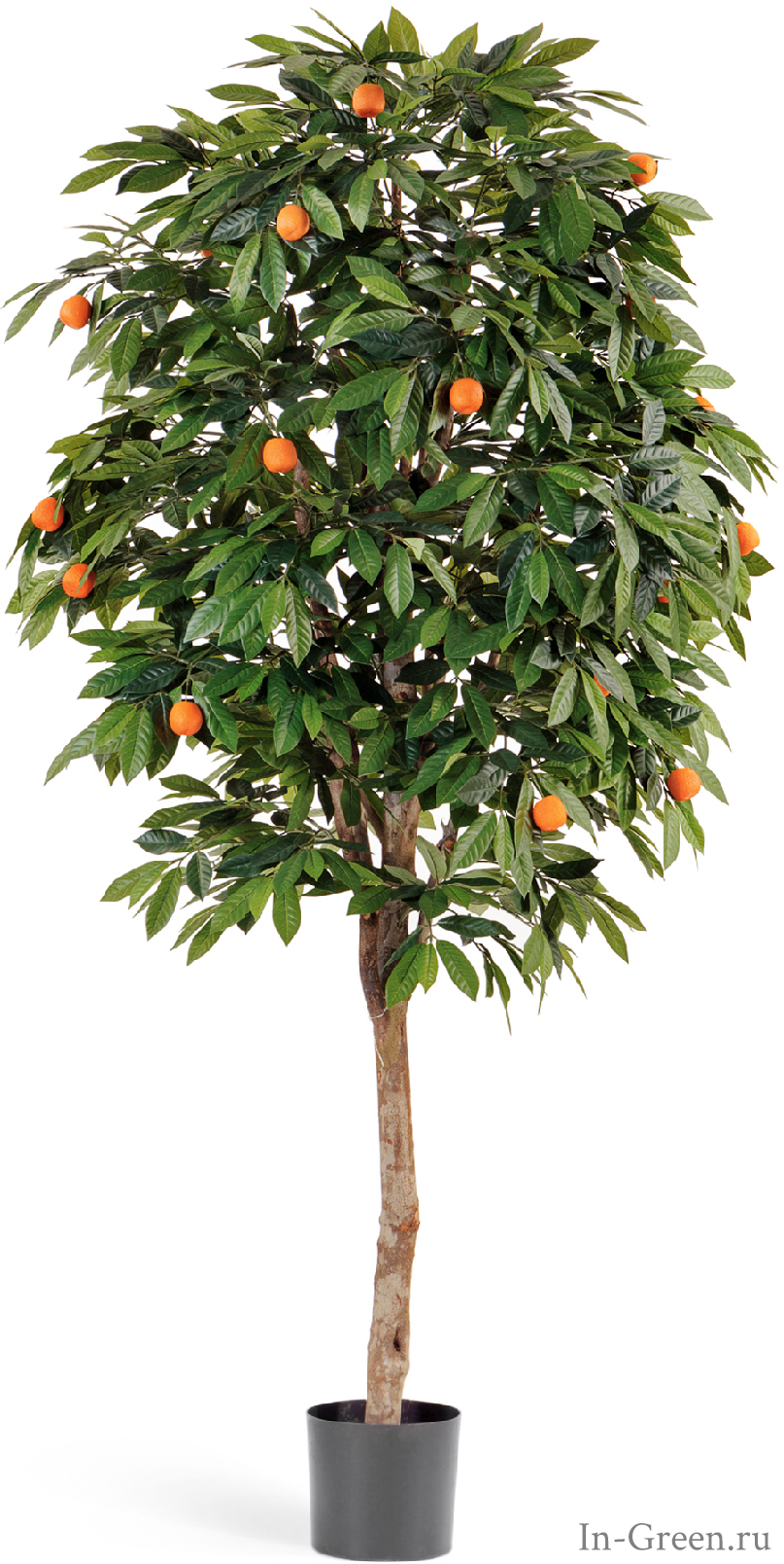 Мандариновое дерево Оранж искусственное с плодами, от 110 до 170 см